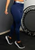 Calça Marinho com Elástico Legging Cintura Alta | REF: CLGA5