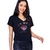 Blusa Feminina Camiseta Estilosa T-Shirt Estampada Exclusiva Tendência Moda Verão M,G,GG,G1e G2 - loja online
