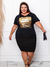 T shirt Feminina Estilo e Conforto Estampa Dourada Ninguém Explica Deus Preto do M ao G2 - comprar online