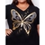 Blusa Preta Borboleta - loja online
