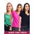 Kit 3 Blusa Feminina Gola V Manga Curta Tshirt Basica Blusinha Confortável M AO G2 - comprar online