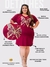 Vestido Feminino Plus Size Curve Camisão Com Bolso Lateral Verão G3 veste até 56 Tecido Confortável com Elasticidade - comprar online