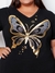 Imagem do Blusa Preta Borboleta