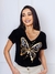 Blusa Preta Borboleta - loja online