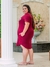 Imagem do Vestido Feminino Plus Size Curve Camisão Com Bolso Lateral Verão G3 veste até 56 Tecido Confortável com Elasticidade