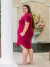 Imagem do Vestido Feminino Plus Size Curve Camisão Com Bolso Lateral Verão G3 veste até 56 Tecido Confortável com Elasticidade