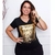 T shirt Feminina Estilo e Conforto Estampa Dourada Ninguém Explica Deus Preto do M ao G2 na internet