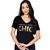Blusa Feminina Camiseta Estilosa T-Shirt Estampada Exclusiva Tendência Moda Verão M,G,GG,G1e G2