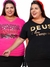 Blusa Feminina Camiseta Estilosa T-Shirt Estampada Exclusiva Tendência Moda Verão M,G,GG,G1e G2 - loja online