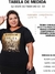 T shirt Feminina Estilo e Conforto Estampa Dourada Ninguém Explica Deus Preto do M ao G2 - Pink Salt Moda