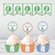 Kit Imprimible Llamas Verde Personalizado - Print Party Kits