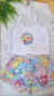 Pijama Cropped Estampas na internet