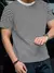 Camiseta Masculina Listrada Casual na internet