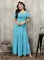 Vestido Feminino Longo Duna com Manga e Látex - loja online