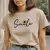 Camiseta Feminina Estampada Smile Girassol em Algodão na internet