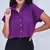 Blusa Feminina Cropped Camisa Social com Botões - Bluara modas