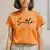 Camiseta Feminina Estampada Smile Girassol em Algodão - comprar online