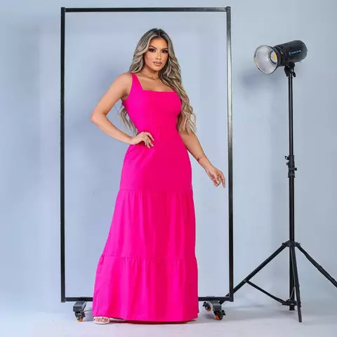 Vestido Feminino Longo Algodão