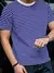 Camiseta Masculina Listrada Casual - Bluara modas
