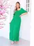 Vestido longo luxo viscolinho pipoca com manga bufante - loja online