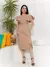 Vestido elegante em Alfaiataria com Detalhes de Laço e Babado - comprar online