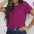 Camisa Feminina Curta com Botão – Moda Verão