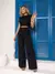 Imagem do Conjunto Cropped e Calça Flare em Alfaiataria