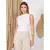 Regata blusinha gola alta canelado premium - Bluara modas