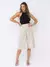 Calça Pantacourt Feminina em Linho Capri Midi - loja online