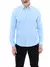 Camisa Social Masculina Premium Tipo Linho Azul Claro na internet