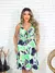 Vestido Curto Lacinho no Decote Estampado na internet