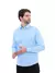 Camisa Social Masculina Premium Tipo Linho Azul Claro - loja online