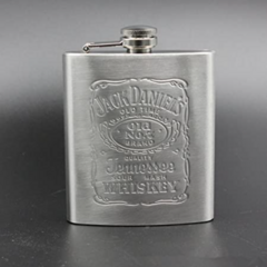 Petaca acero inoxidable plateada JACK DANIEL'S - comprar online