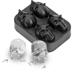 Cubetera Calavera Hielos Con Forma de Calavera Huesos - comprar online