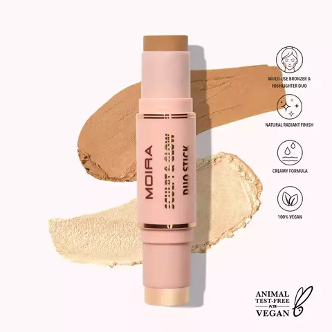 SCULPT & GLOW DUO BRONCEADOR E ILUMINADOR 2 EN 1 MOIRA