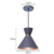 PENDENTE BAMBOLIM - cinza com cobre - 23cm de altura x 23cm de diametro - aluminio de alta qualidade - comprar online