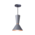 PENDENTE RIO - cinza com cobre - 34cm de altura x 23cm de diametro - aluminio de alta qualidade - comprar online