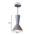 PENDENTE RIO - cinza com cobre - 34cm de altura x 23cm de diametro - aluminio de alta qualidade na internet