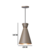 PENDENTE PEQUIM - fendi com cobre - 34cm de altura x 23cm de diametro - aluminio de alta qualidade na internet