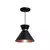 Pendente Mini Bambolim Preto Com Cobre Luminária De Teto Lustre - Alumínio de alta qualidade