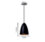 LUSTRE PENDENTE BALA - alumínio de alta qualidade - preto com cobre - 17,5cm altura 15cm diametro - comprar online