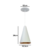 PENDENTE CONE - branco com cobre - 20cm X 12cm P , 30cm X 16,5 G - aluminio de alta qualidade na internet