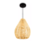 PENDENTE RUSTICO MODERNO FEITO EM SISAL CÓD-0.11 , medidas 30cm altura X 23cm diâmetro
