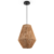 PENDENTE RUSTICO MODERNO FEITO EM SISAL CÓD-0.6 , medidas 37cm altura X 30cm diâmetro