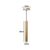 PENDENTE CILINDRICO - dourado - 50cm X 4,5cm - 40cm X 4,5cm - 30cm X 4,5cm - aluminio de alta qualidade - loja online