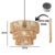 PENDENTE RUSTICO MODERNO FEITO EM SISAL CÓD-0.19 , medidas 26cm altura X 30cm diâmetro - comprar online
