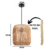 PENDENTE RUSTICO MODERNO FEITO EM SISAL CÓD-0.13 , medidas 30cm altura X 28cm diâmetro - comprar online