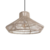 PENDENTE RUSTICO MODERNO FEITO EM SISAL CÓD-0.28 , medidas 24cm altura X 50cm diâmetro