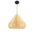 PENDENTE RUSTICO MODERNO FEITO EM SISAL CÓD-0.12 , medidas 33cm altura X 36cm diâmetro