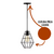 PENDENTE ARAMADO CÓD-17 , arame de alta qualidade , variações de cores , 27cm altura X 20cm diâmetro - UNIDOS DESIGNER - loja de iluminação e design 